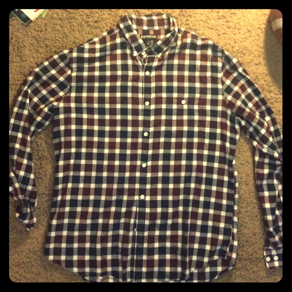 Express button up, like new